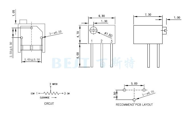 精密電位器3266P